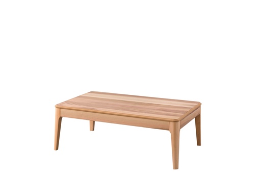 [5523N] MASUTA CAFEA DREPTUNGHIULARA DIN LEMN CU FURNIR NUC