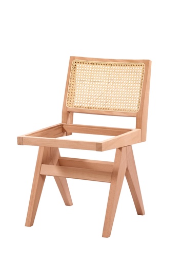 [4152S] SCHELET SCAUN DIN LEMN CU RATAN