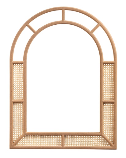 [7408S] RAMA OGLINDA DIN MDF CU RATAN