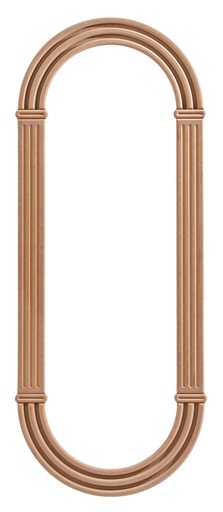 [7498S] RAMA OGLINDA OVALA DIN MDF