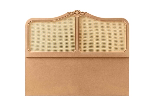 [8111N] TABLIE PAT DIN MDF CU SCULPTURA SI RATAN