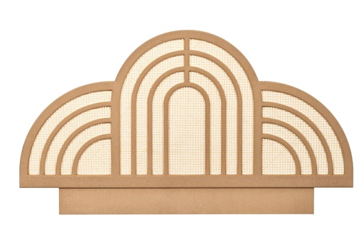 [7803S] TABLIE PAT DIN MDF CU RATAN