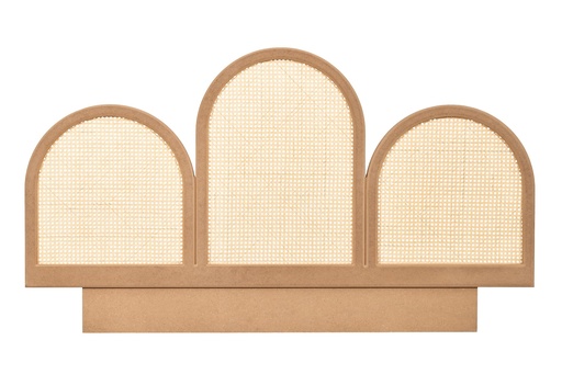 [7807S] TABLIE PAT DIN MDF CU RATAN