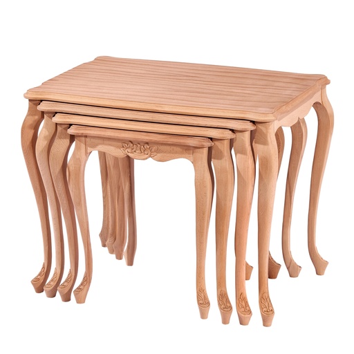 [5556S] SET MASUTE DIN LEMN CU SCULPTURA