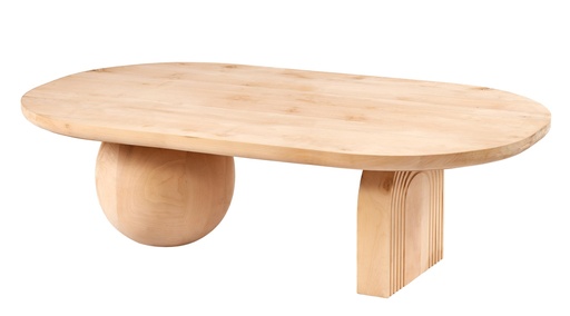 [5702S] MASUTA CAFEA OVALA DIN LEMN