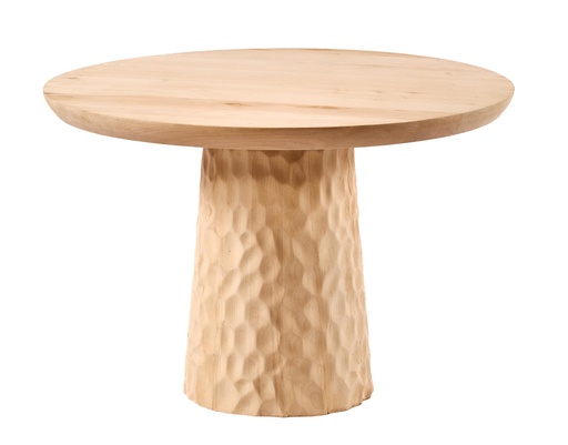 [5710S] MASUTA CAFEA ROTUNDA DIN LEMN