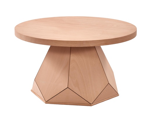 [5724S] MASUTA CAFEA ROTUNDA DIN LEMN