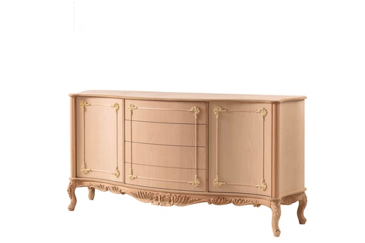 [3144N] SERVANTA DIN LEMN CU SCULPTURA