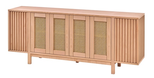 [5101S] SERVANTA DIN LEMN CU RATAN