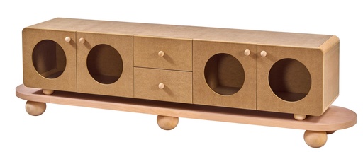 [5312S] COMODA TV DIN LEMN SI MDF