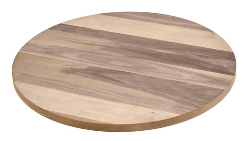 [3412S-3418S] BLAT MASA ROTUND DIN LEMN CU FURNIR DE NUC