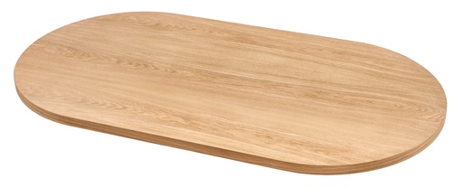 [3424S-3426S] BLAT MASA OVAL DIN LEMN CU FURNIR DE STEJAR