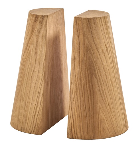 [3156S] PICIOR DIN LEMN CU FURNIR DE STEJAR (SET 2 BUCATI)