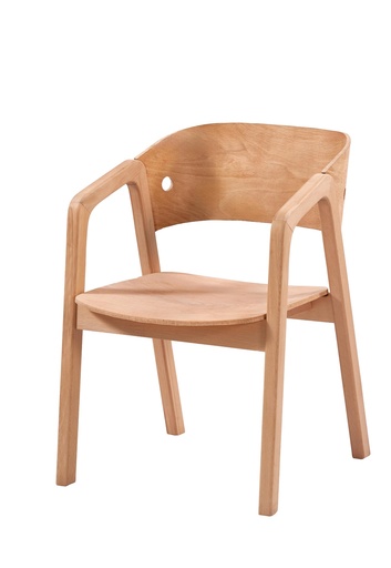 [4107S] SCHELET SCAUN DIN LEMN CU BRATE