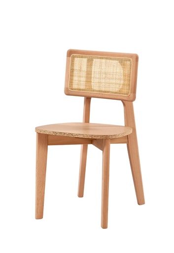 [4138S] SCHELET SCAUN DIN LEMN CU RATAN