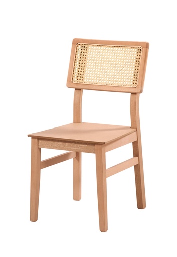 [4154S] SCHELET SCAUN DIN LEMN CU RATAN