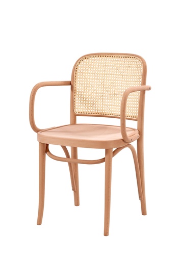 [4170S] SCHELET SCAUN DIN LEMN CU BRATE SI RATAN