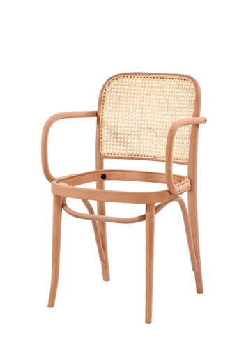 [4172S] SCHELET SCAUN DIN LEMN CU BRATE SI RATAN