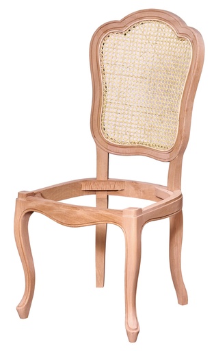 [4287S] SCHELET SCAUN DIN LEMN CU RATAN