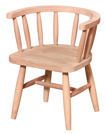 [4293S] SCHELET SCAUN COPIL DIN LEMN CU BRATE