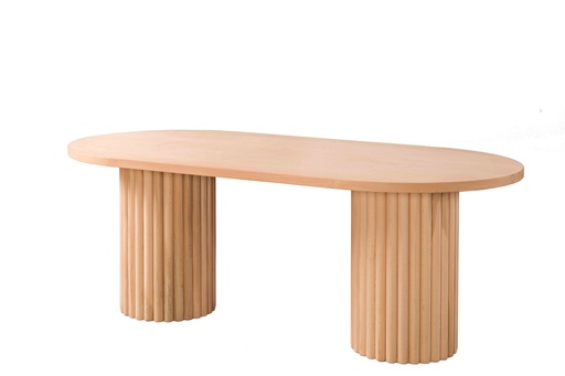 [2178N] MASA OVALA FIXA DIN LEMN