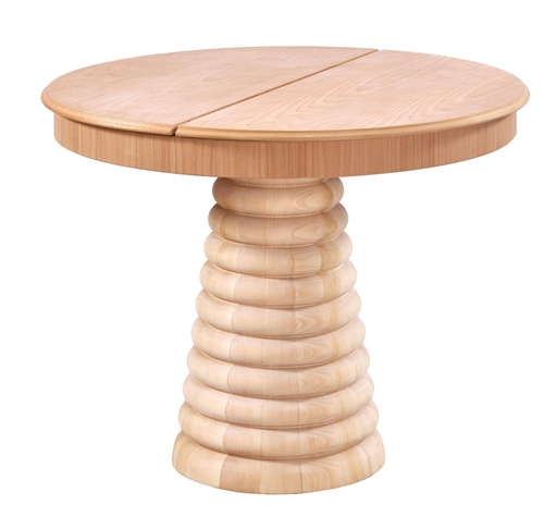 [2142S] MASA ROTUNDA EXTENSIBILA DIN LEMN