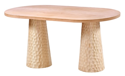 [2205S] MASA OVALA FIXA DIN LEMN