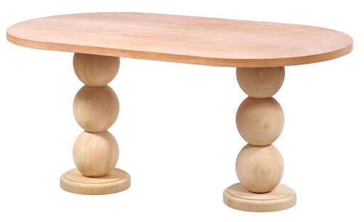 [2250S] MASA OVALA FIXA DIN LEMN