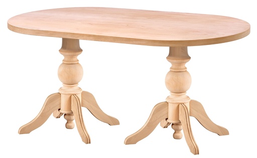 [2275S] MASA OVALA FIXA DIN LEMN