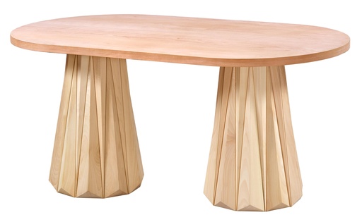 [2313S] MASA OVALA FIXA DIN LEMN