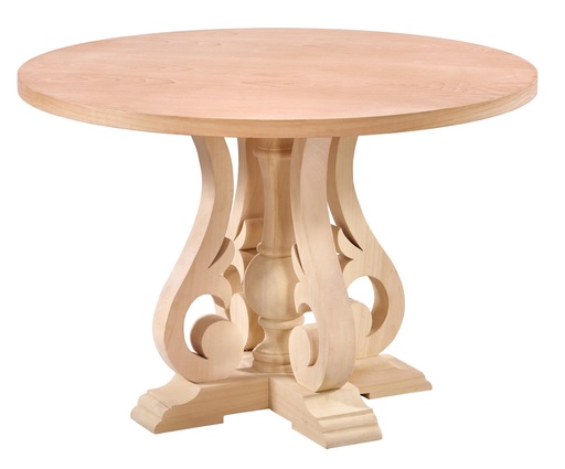 [3255S] MASA ROTUNDA FIXA DIN LEMN