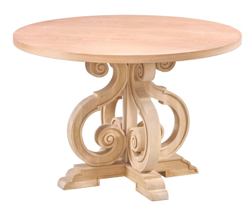 [2371S] MASA ROTUNDA FIXA DIN LEMN