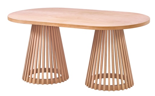 [2472S] MASA OVALA FIXA DIN LEMN