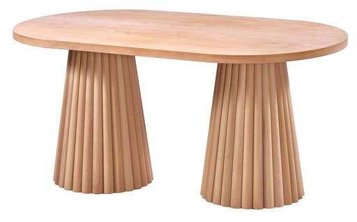 [2480S] MASA OVALA FIXA DIN LEMN