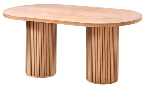 [2506S] MASA OVALA FIXA DIN LEMN