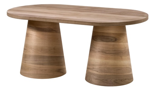 [2530S] MASA OVALA FIXA DIN LEMN CU FURNIR DE NUC