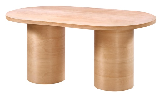 [2539S] MASA OVALA FIXA DIN LEMN