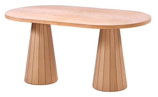 [2565S] MASA OVALA FIXA DIN LEMN