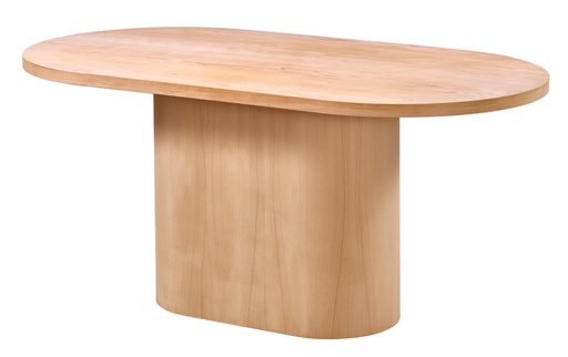 [2581S] MASA OVALA FIXA DIN LEMN