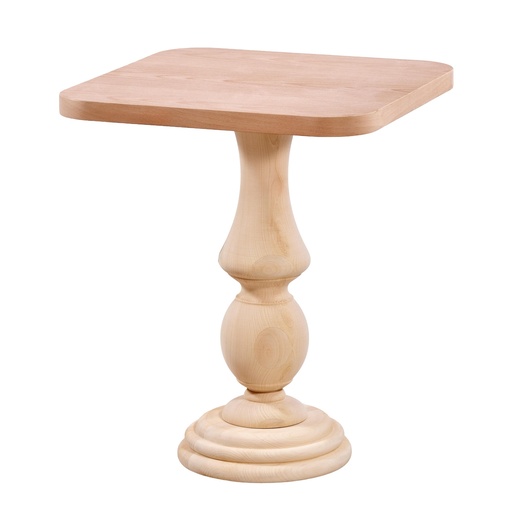 [2677S] MASA PATRATA BISTRO DIN LEMN